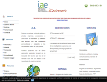 Tablet Screenshot of iae.es